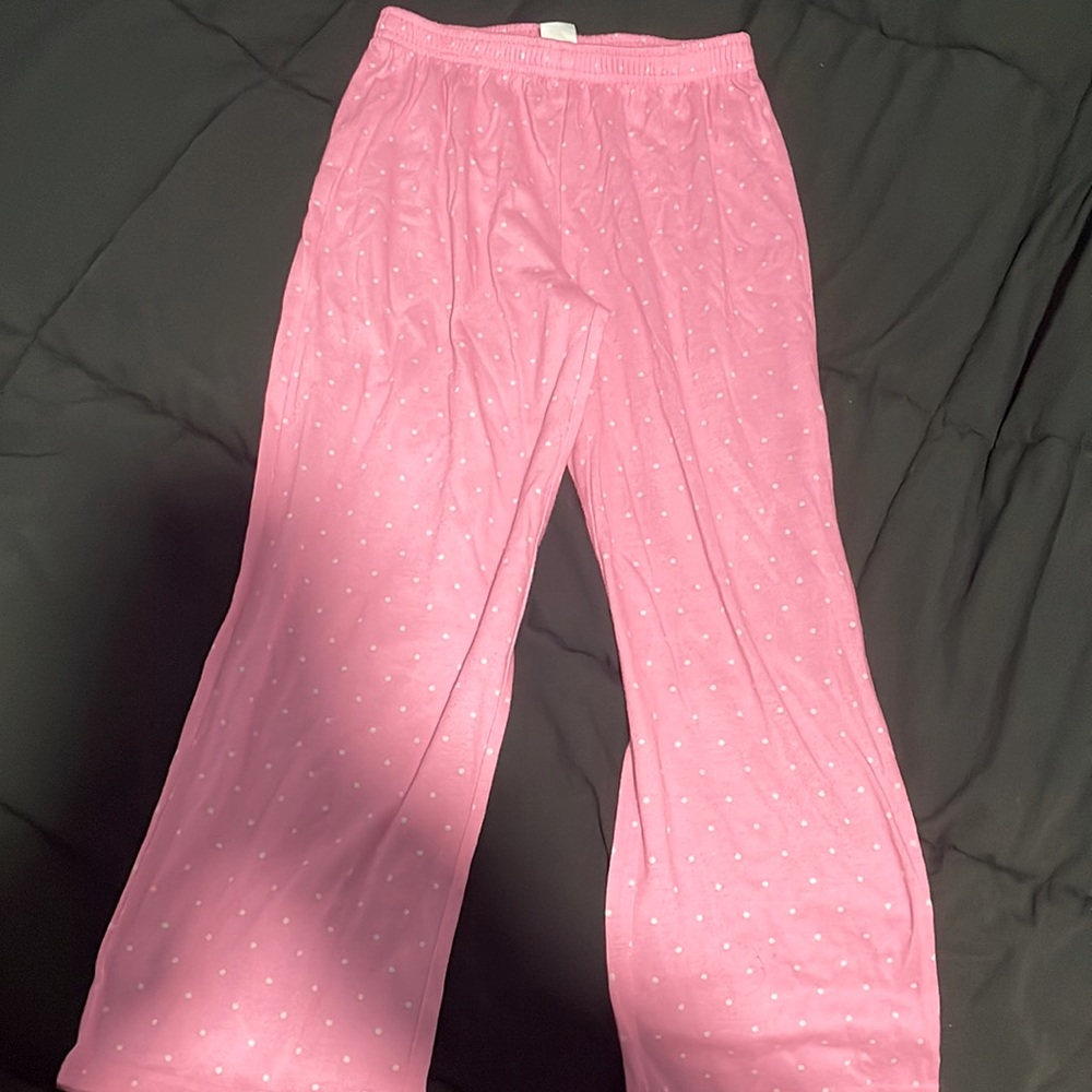 Kids pink pajama pants